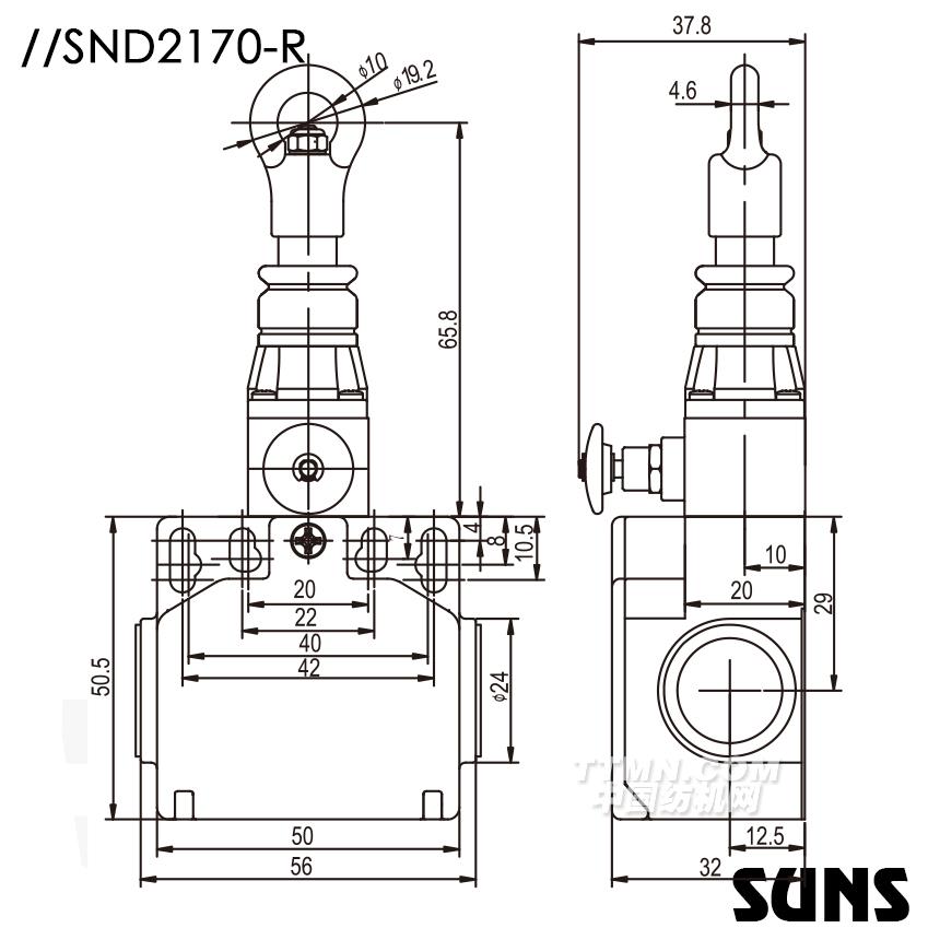SUNS美國三實自復位拉繩開關SND2170安全拉繩開關 單向動作式拉繩開關 SUNS美國三實自復位拉繩開關SND2170安全拉繩開關 單向動作式拉繩開關