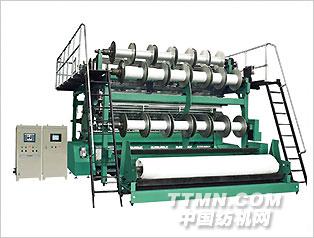 三明治電子提花經編機