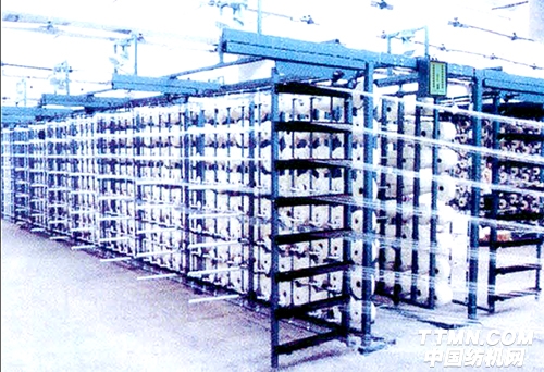 回轉(zhuǎn)V型式筒子架